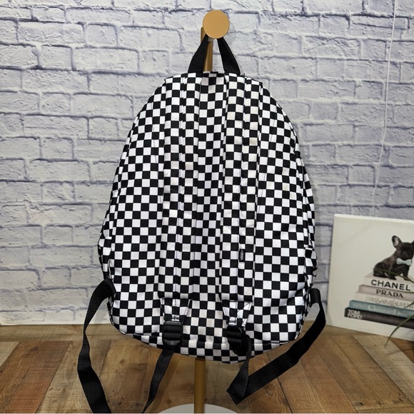 Unisex, Vans Old Skool Check Backpack, black and white - Picture 6 of 14